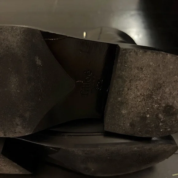 Chloé Roy black calfskin ankle boots - Picture 8 of 9